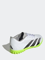 adidas White/Black Football Sport Kids Predator Accuracy.4 Turf Boots - Image 3 of 6