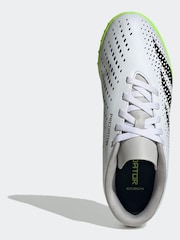 adidas White/Black Football Sport Kids Predator Accuracy.4 Turf Boots - Image 5 of 6