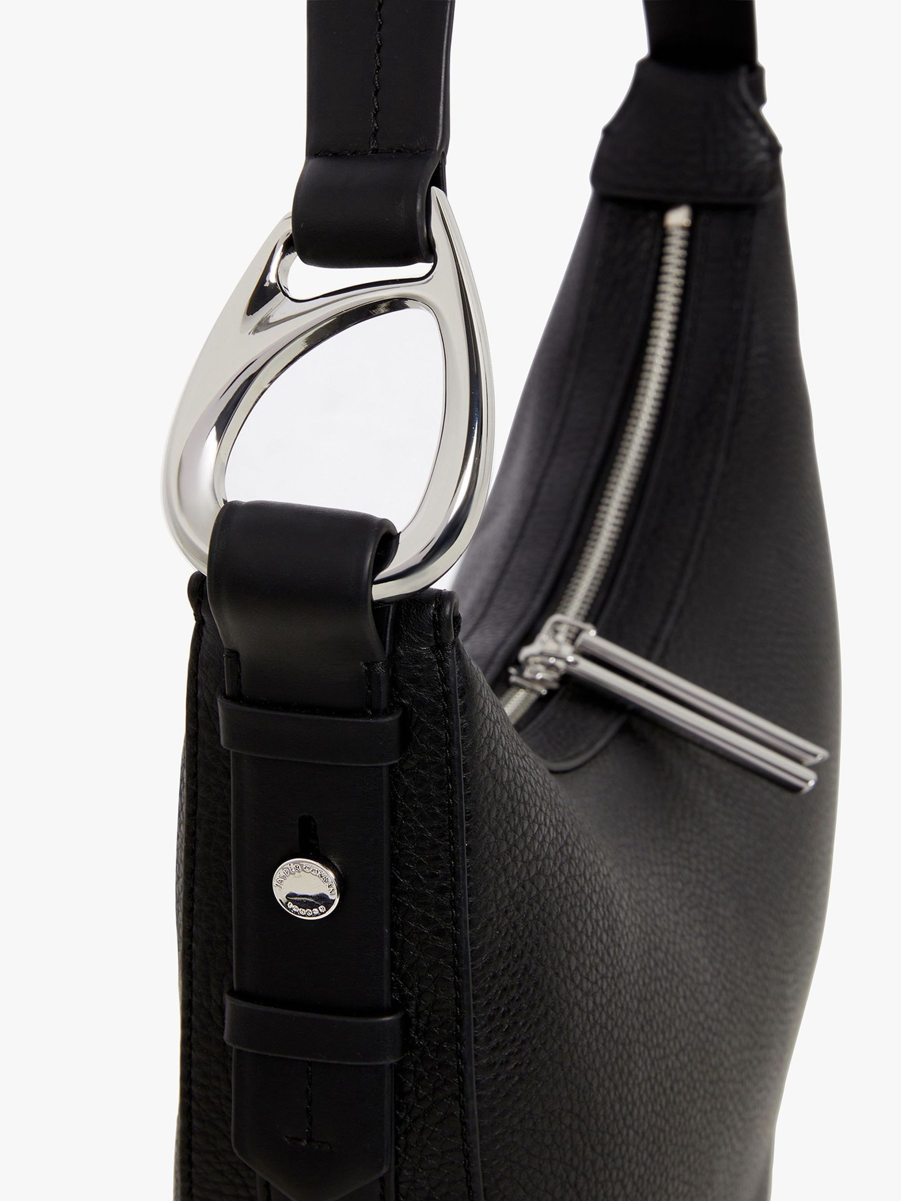 Womens Jasper Conran London Scoop Black Shoulder Bag Black