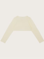 Monsoon Natural Pearl Trim Cardigan - Image 2 of 2