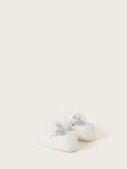 Monsoon Natural Shimmer Corsage Booties - Image 2 of 3