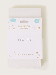 Monsoon Natural Plush Diamond Tights - Image 2 of 2