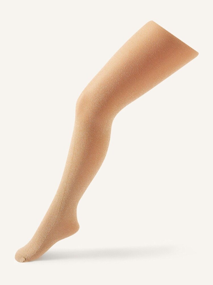 Monsoon Gold Light Sparkly Metallic Tights - Image 1 of 2