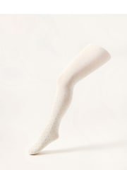 Monsoon Gold Glitter Spot Tights - Image 1 of 2