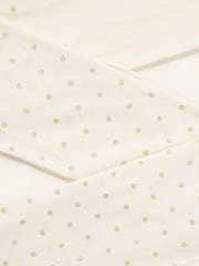 Monsoon Gold Glitter Spot Tights - Image 2 of 2