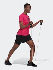 adidas Black Aeroready Minimal 2-in-1 Shorts - Image 4 of 7