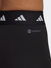 adidas Dark Black Techfit Bike Shorts - Image 6 of 7