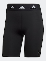 adidas Dark Black Techfit Bike Shorts - Image 7 of 7