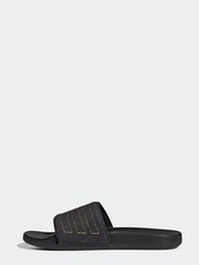 adidas Black Sportswear Adilette Comfort Swim Slides - Image 2 of 9