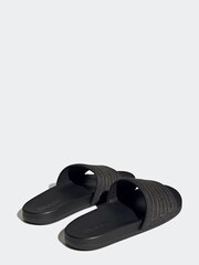adidas Black Sportswear Adilette Comfort Swim Slides - Image 3 of 9