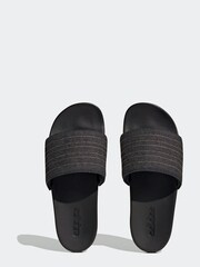 adidas Black Sportswear Adilette Comfort Swim Slides - Image 6 of 9
