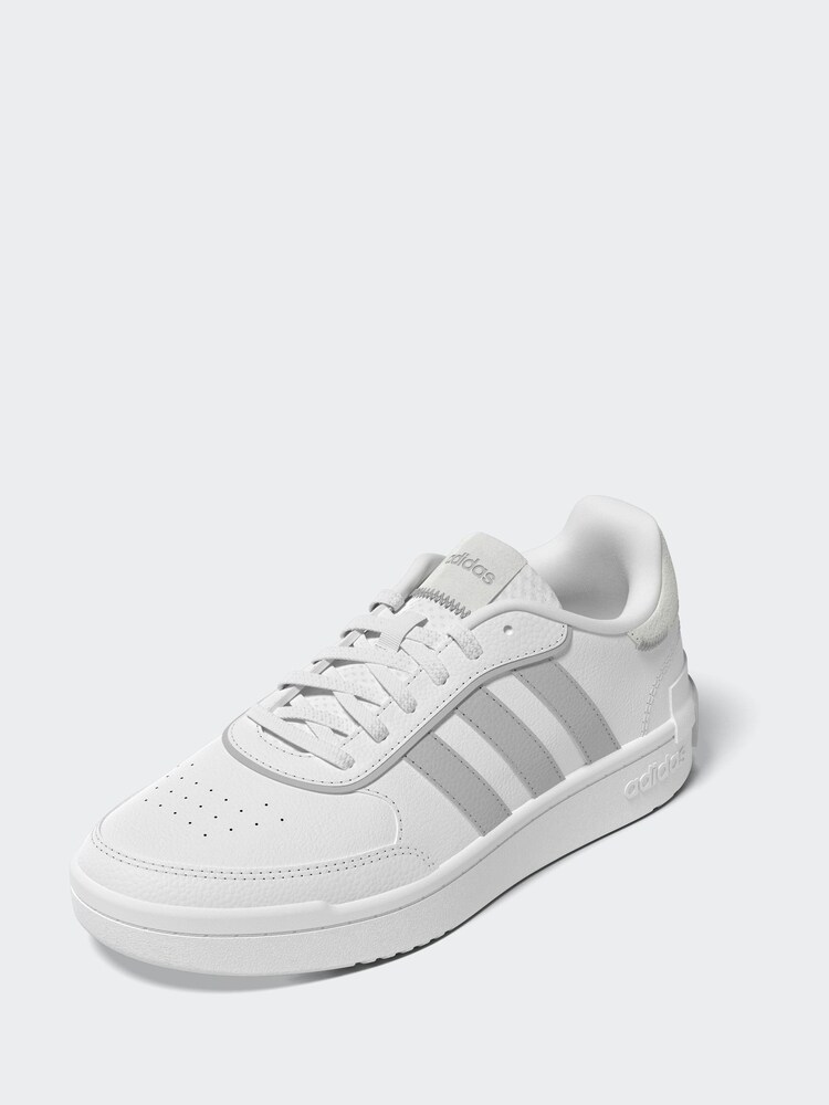 adidas White/Silver Adult Sportswear Postmove Trainers - Image 2 of 4