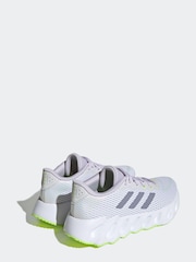 adidas White/Silver Sport Performance Adult Switch Run Running Trainers - Image 5 of 12