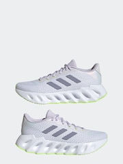 adidas White/Silver Sport Performance Adult Switch Run Running Trainers - Image 6 of 12