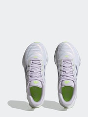 adidas White/Silver Sport Performance Adult Switch Run Running Trainers - Image 7 of 12