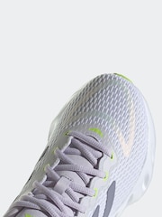 adidas White/Silver Sport Performance Adult Switch Run Running Trainers - Image 9 of 12