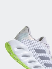 adidas White/Silver Sport Performance Adult Switch Run Running Trainers - Image 10 of 12