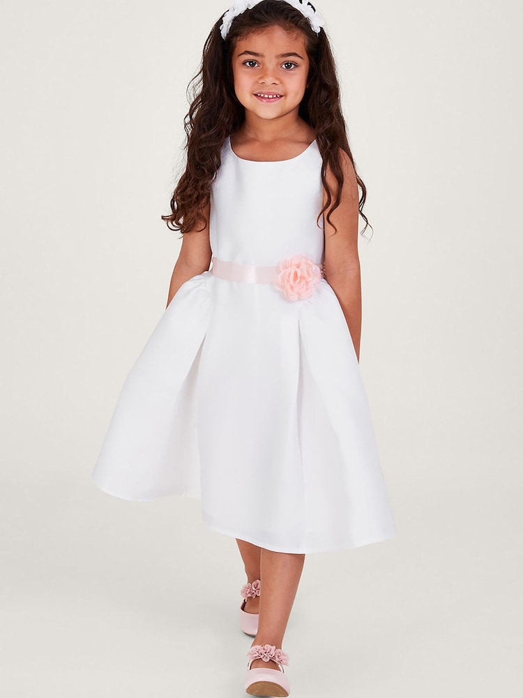 Monsoon Natural Holly Duchess Twill Bridesmaid Dress - Image 1 of 5 Monsoon Natural Holly Duchess Twill Bridesmaid Dress - Image 1 of 5
