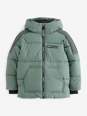 Baker by Ted Baker Shower Resistant Padded Coat - Image 9 of 12