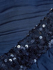 Monsoon Blue Abigail One-Shoulder Prom Dress - Image 3 of 3