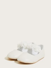 Monsoon Natural Shimmer Corsage Walker Shoes - Image 3 of 3