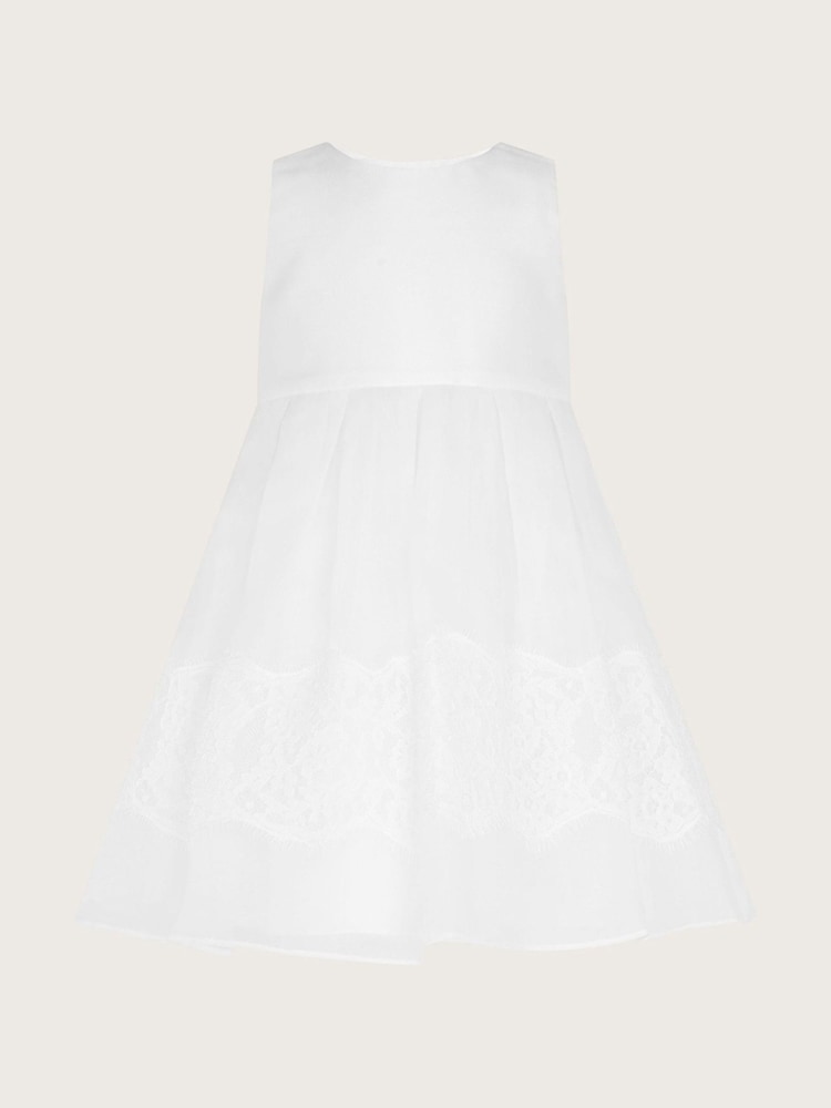 Vestido de comunión para bebé de encaje Alovette de Monsoon - Imagen 2 de 2