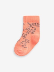 Bright Animals Baby Socks 5 Pack (0mths-2yrs) - Image 3 of 6