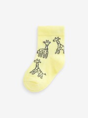 Bright Animals Baby Socks 5 Pack (0mths-2yrs) - Image 5 of 6