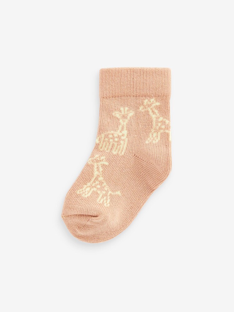 Bright Animals Baby Socks 5 Pack (0mths-2yrs) - Image 6 of 6