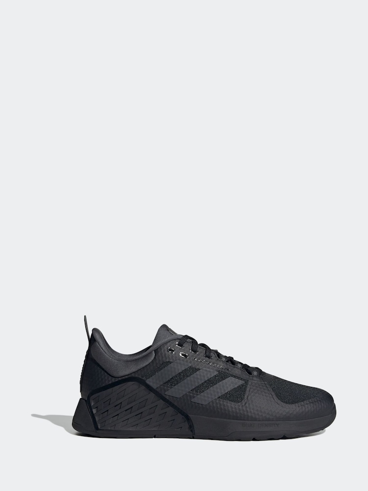 adidas Black Dropset 2 Trainers - Image 1 of 11