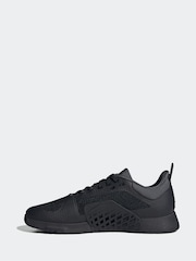 adidas Black Dropset 2 Trainers - Image 3 of 11