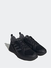 adidas Black Dropset 2 Trainers - Image 4 of 11