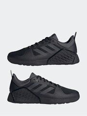 adidas Black Dropset 2 Trainers - Image 8 of 11