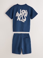 Marinen - smALLSAINTS Orlando T-skjorte og shorts for yngre - Bilde 2 av 4