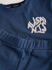Marinen - smALLSAINTS Orlando T-skjorte og shorts for yngre - Bilde 4 av 4