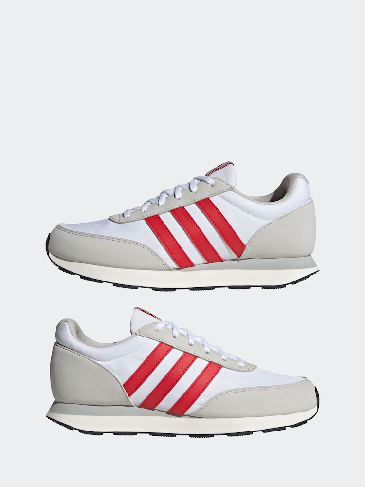 adidas White Sportswear Run 60S 3.0 Trainers - Image 4 of 9