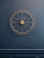 Fifty Five South Gold Genova Metal Wall Clock - Image 1 of 4