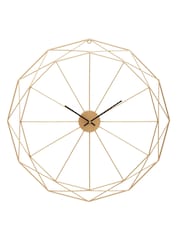 Fifty Five South Gold Genova Metal Wall Clock - Image 2 of 4