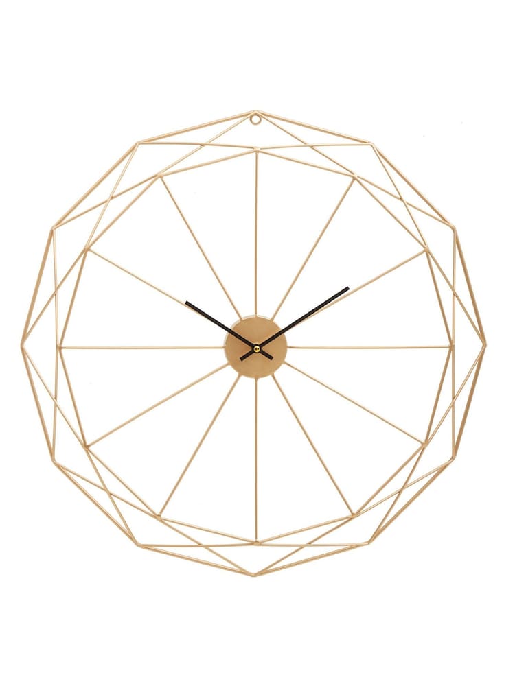 Fifty Five South Gold Genova Metal Wall Clock - Image 2 of 4