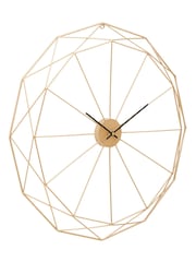 Fifty Five South Gold Genova Metal Wall Clock - Image 3 of 4
