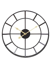 Fifty Five South Black Kent Wall Clock - Image 2 of 4