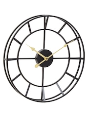 Fifty Five South Black Kent Wall Clock - Image 3 of 4