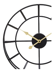 Fifty Five South Black Kent Wall Clock - Image 4 of 4