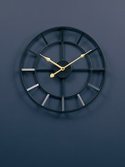 Fifty Five South Black Kent Wall Clock - Image 5 of 5