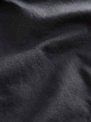 Black Slim Fit Short Sleeve Oxford Shirt - Image 7 of 7