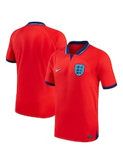 Nike Red England Away Stadium Football Shirt 2022 - Image 3 of 3
