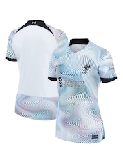 Nike White Blank Liverpool Away Stadium Football Shirt 2022-23 Womens - Image 1 of 2