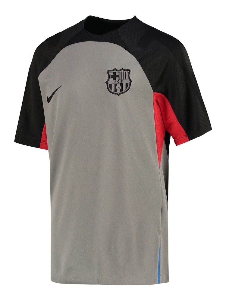 Nike Grey Barcelona Strike Short Sleeve Top Kids - Image 2 of 2