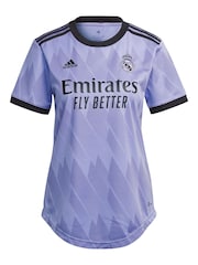 Adidas Damen Real Madrid Auswärts-Trikot 2022-23, Violett - Bild 2 von 6