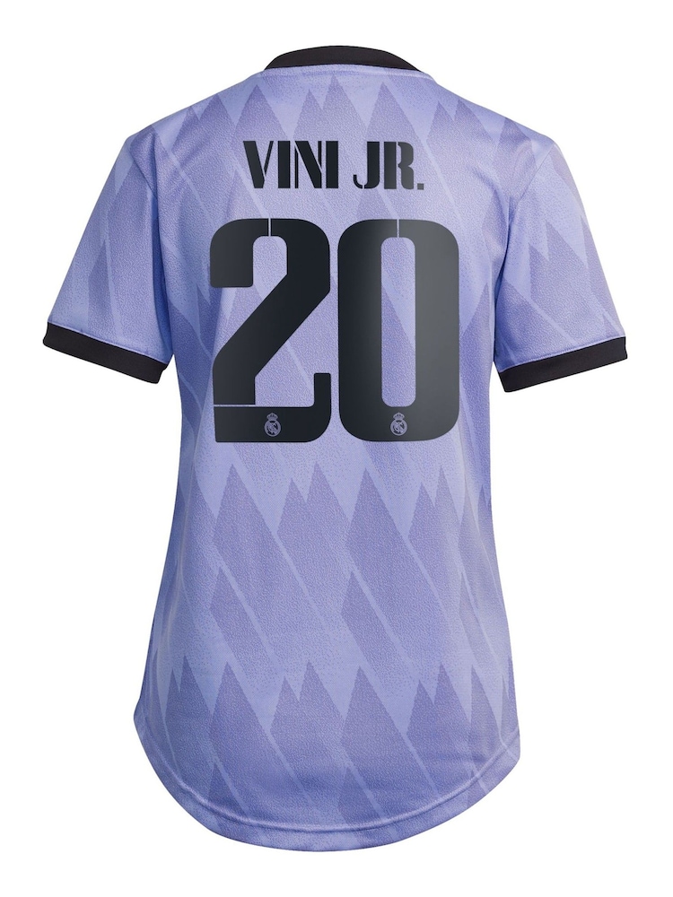 adidas Purple Purple Real Madrid Away Shirt 2022-23 Womens - Image 3 of 6